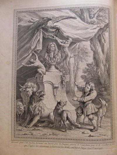 Fables de La Fontaine Portrait,1755