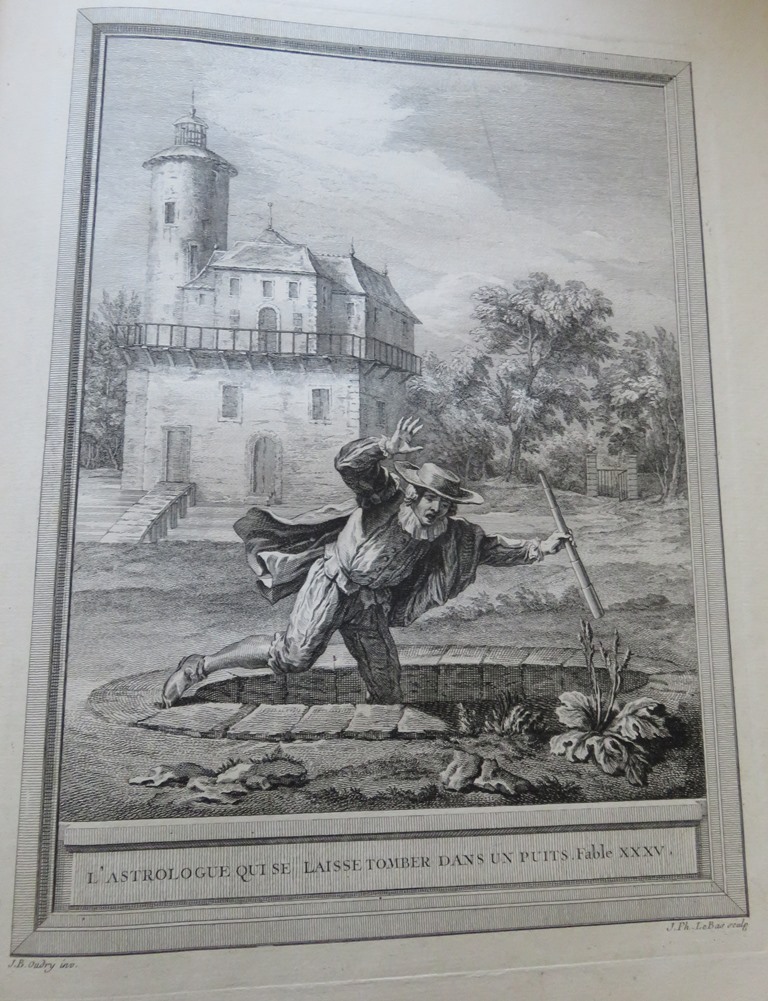 Fables de La Fontaine l'Astrologue - 1755