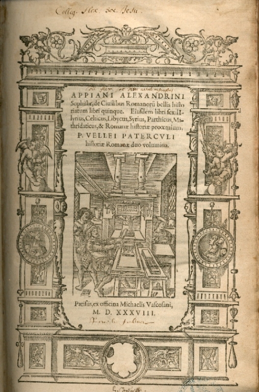 Atelier d'imprimeur du XVe siècle
