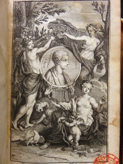 A1076-Les Oeuvres d'Horace, traduites en vers françois, / Horace; Pellegrin, Simon-Joseph, Traducteur. - Paris [France] : Pierre Witte, 1715.