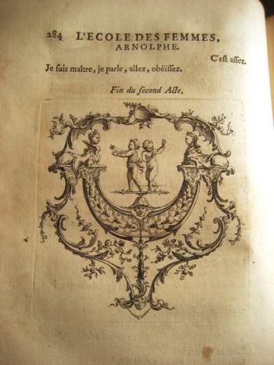 Molière par Boucher 1734, culs-de-lampe