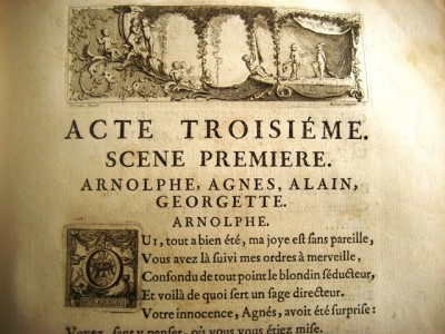 D379-1 Molière par Boucher 1734, lettrine et bandeau