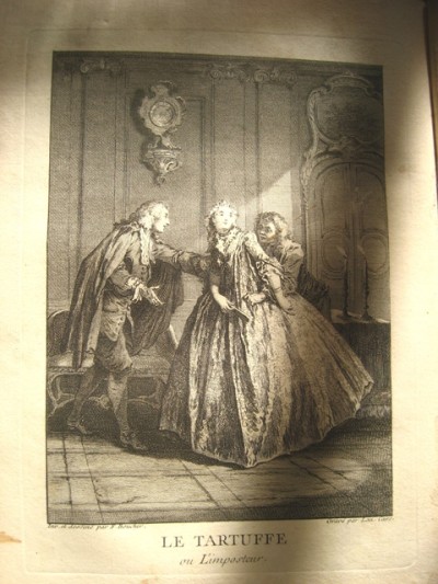 Oeuvres de Molière par Boucher, 1734