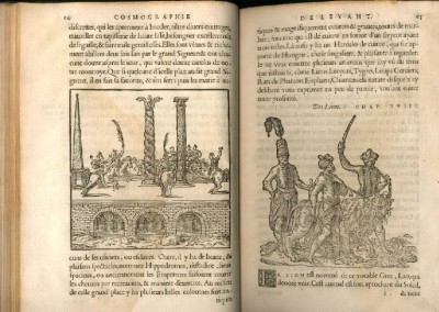 Cosmographie de Levant : par F. André Thevet d'Angoulesme- Lyon (Lugduni) [France] : Jean de Tournes (Tornaesius) ; Lyon [France] : Guil. Gazeau, 1556.